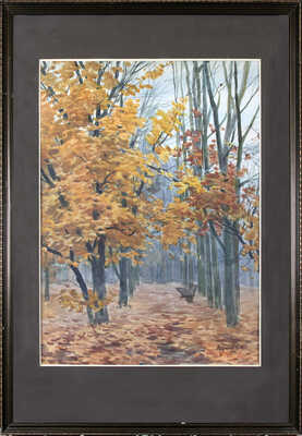 Андрияка Сергей Николаевич. Осенняя аллея 